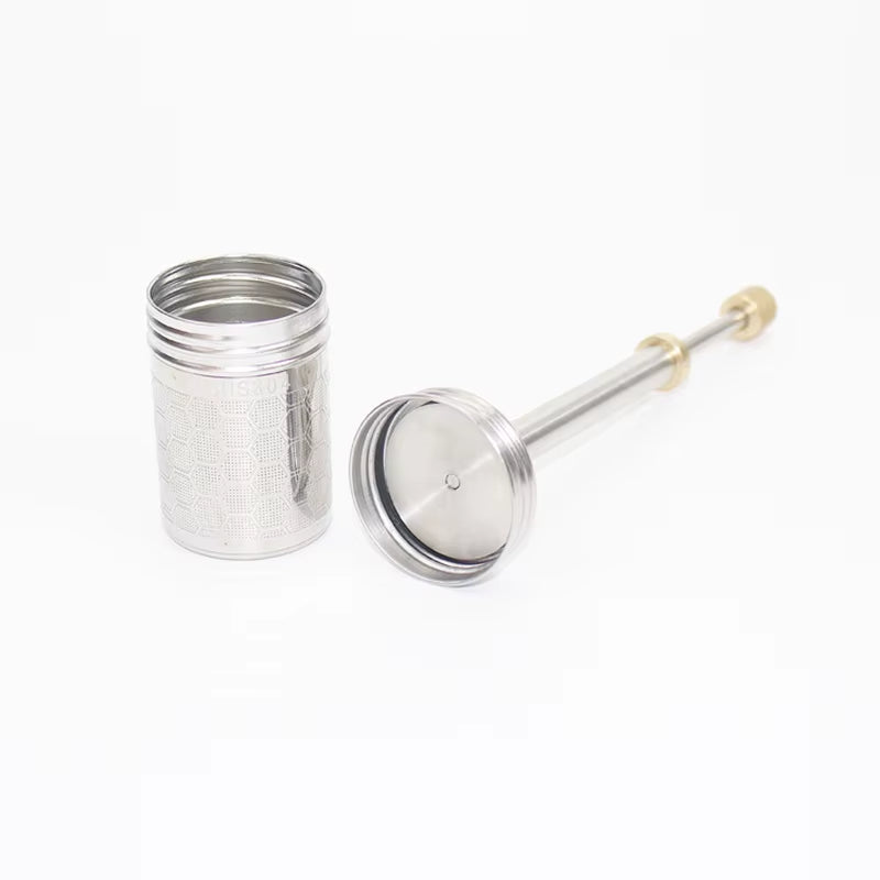 Coffee Filter Screen Camping Stainless Steel Coffee Maker Tea Infuser Portable Coffee Brewer Final Press Coffee Accessories