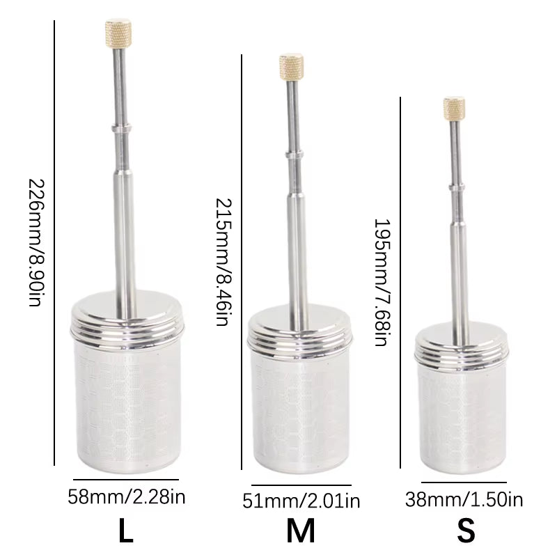 Coffee Filter Screen Camping Stainless Steel Coffee Maker Tea Infuser Portable Coffee Brewer Final Press Coffee Accessories